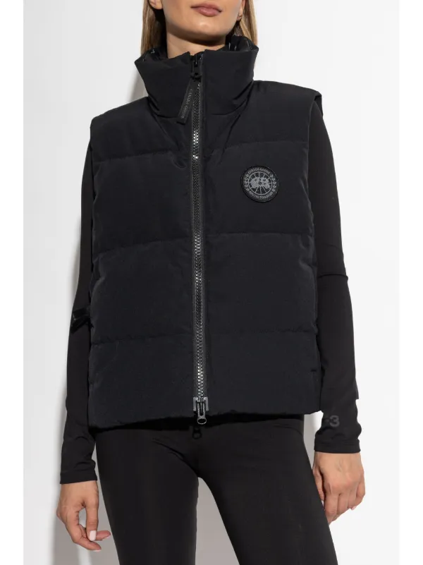 Canada Goose Grandview Cropped Vest | Black | FARFETCH BN