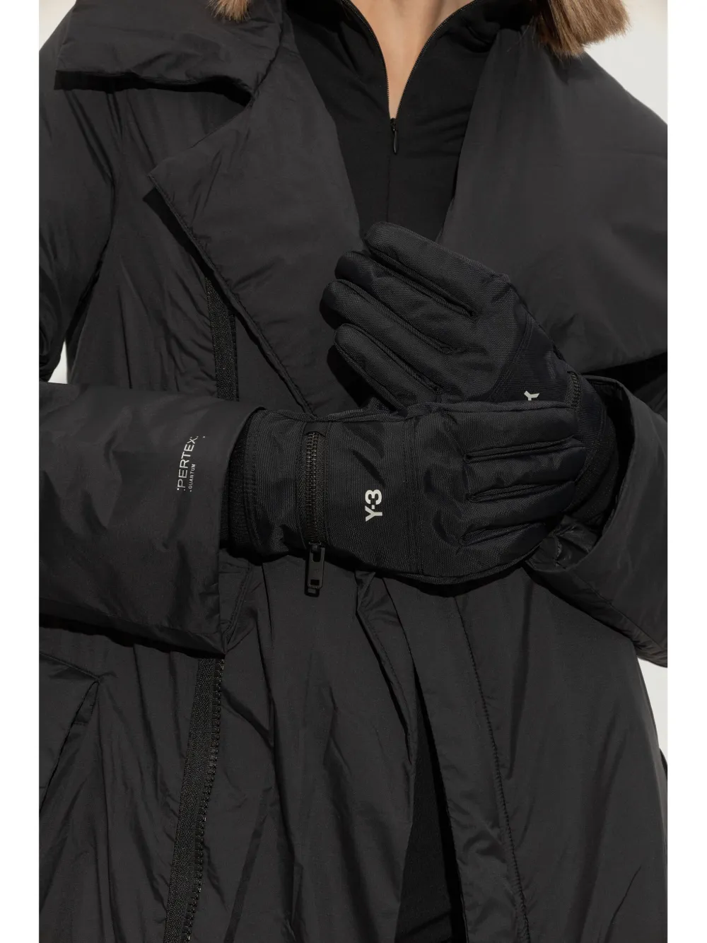 Y-3 Handschoenen met zakdetail - Zwart