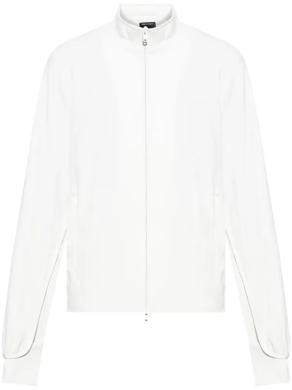 White zip up windbreaker cheap