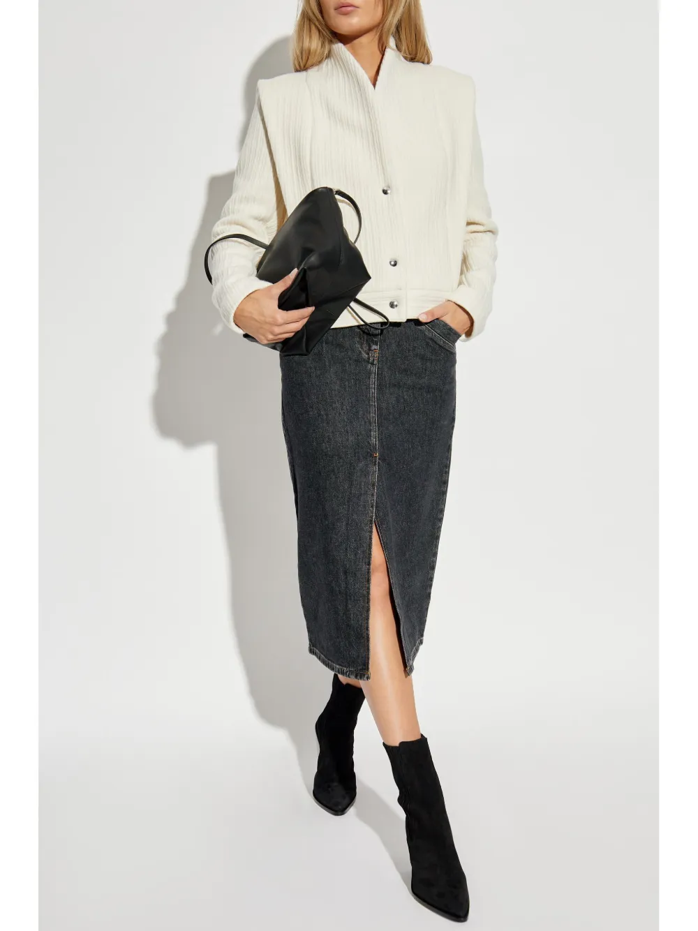 IRO Clarysse denim skirt - Zwart