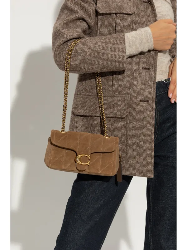 Coach Tabby Shoulder Bag Brown FARFETCH IE