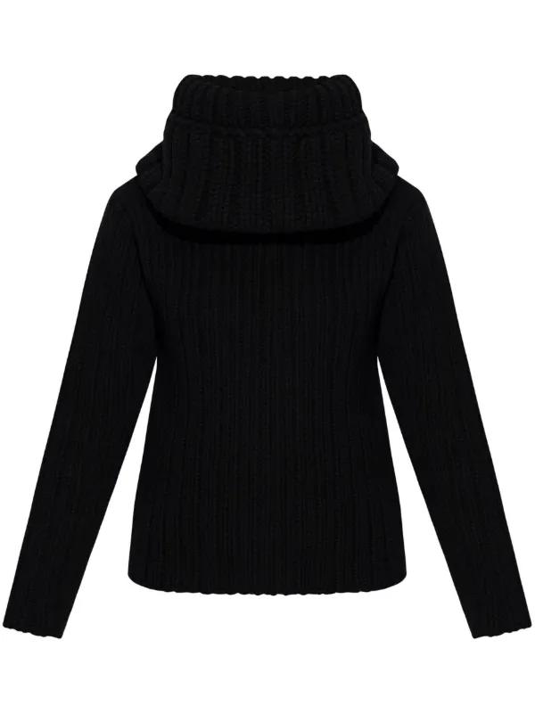Black collared jumper shop