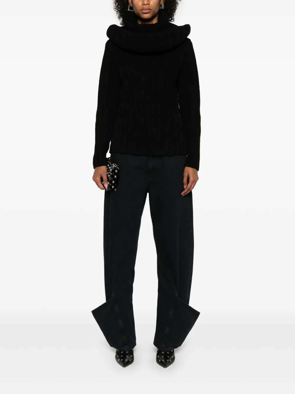 Alexander McQueen chunky ribbed knit sweater | Knitted Sweaters | Image 2