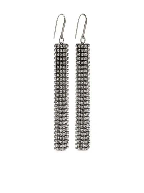 Boucles d'oreilles serties de cristaux - ISABEL MARANT - Modalova