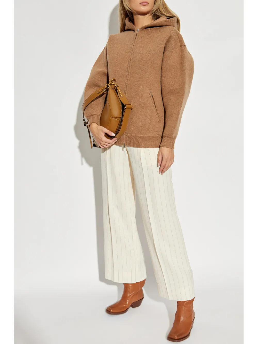 ISABEL MARANT Lanny vest Bruin