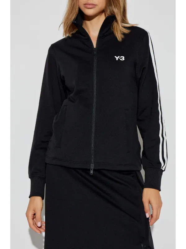 【在庫有】 Y-3 ジップアップ スウェットシャツ | ブラック | FARFETCH JP トップス