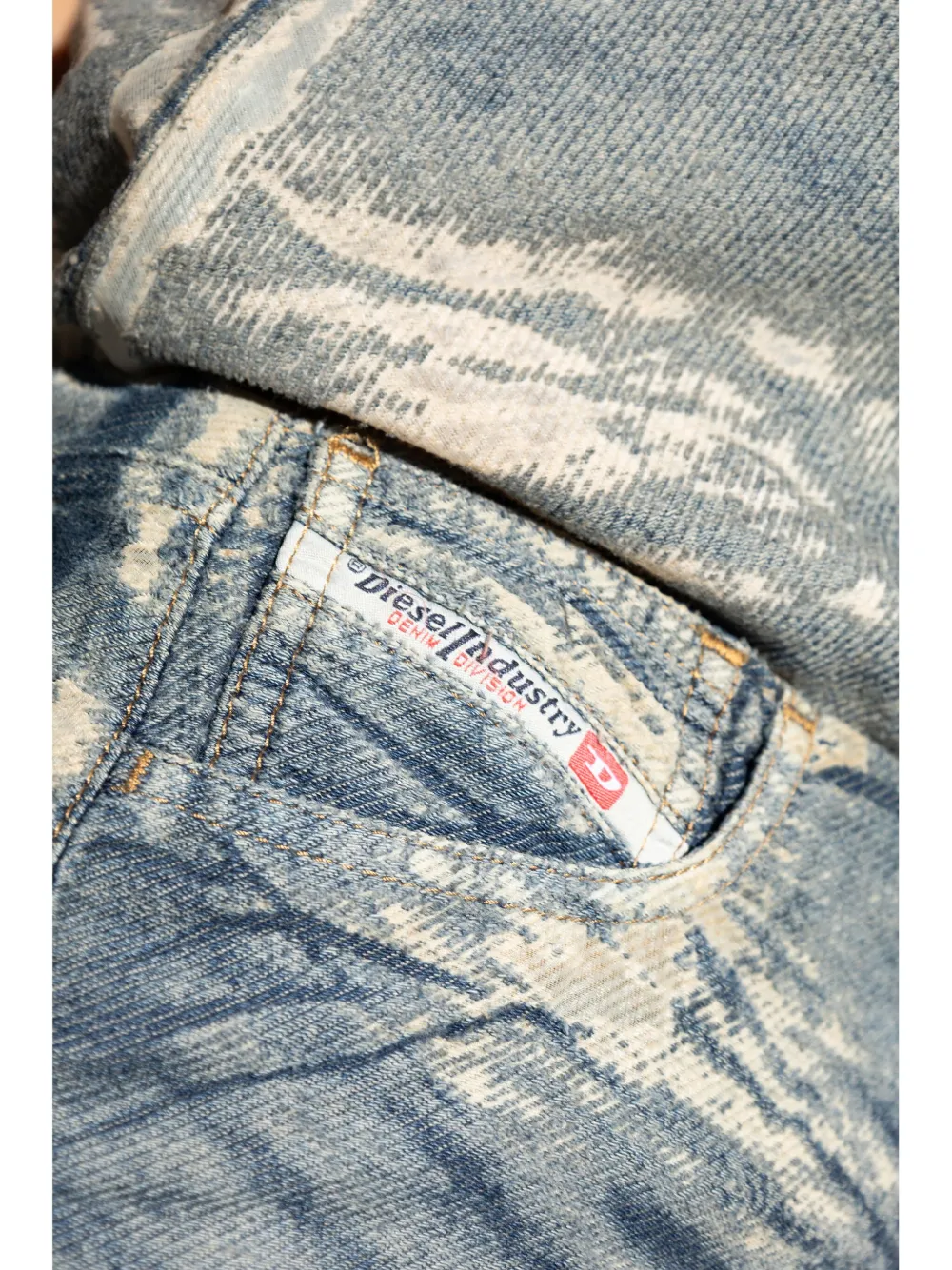 Diesel DE-PRA-FSF denim rok Blauw