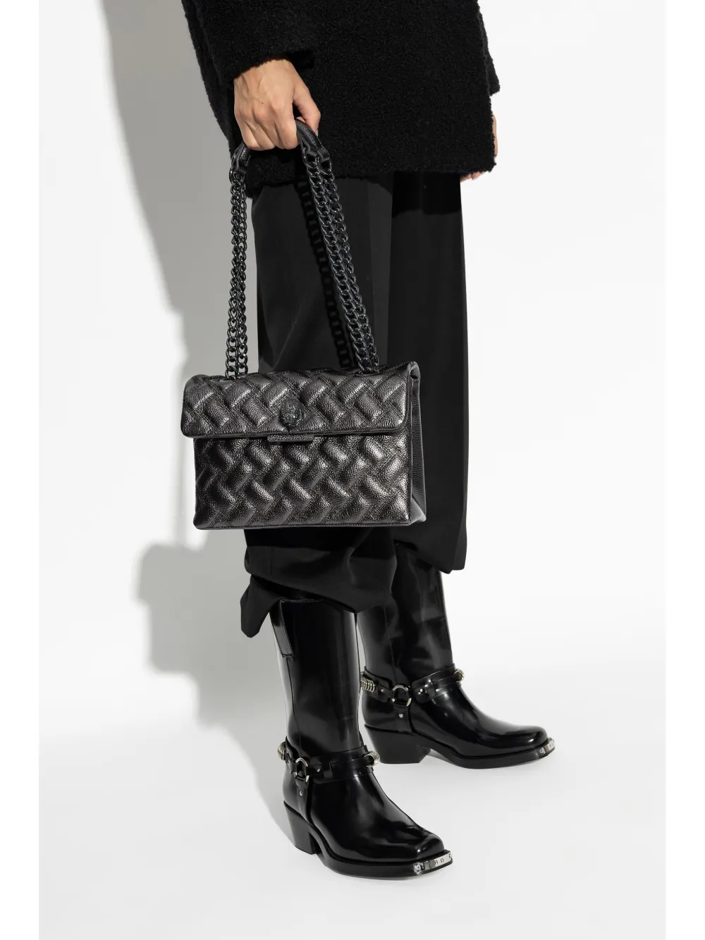 Kurt Geiger London Kensington Drench shoulder bag - Grijs