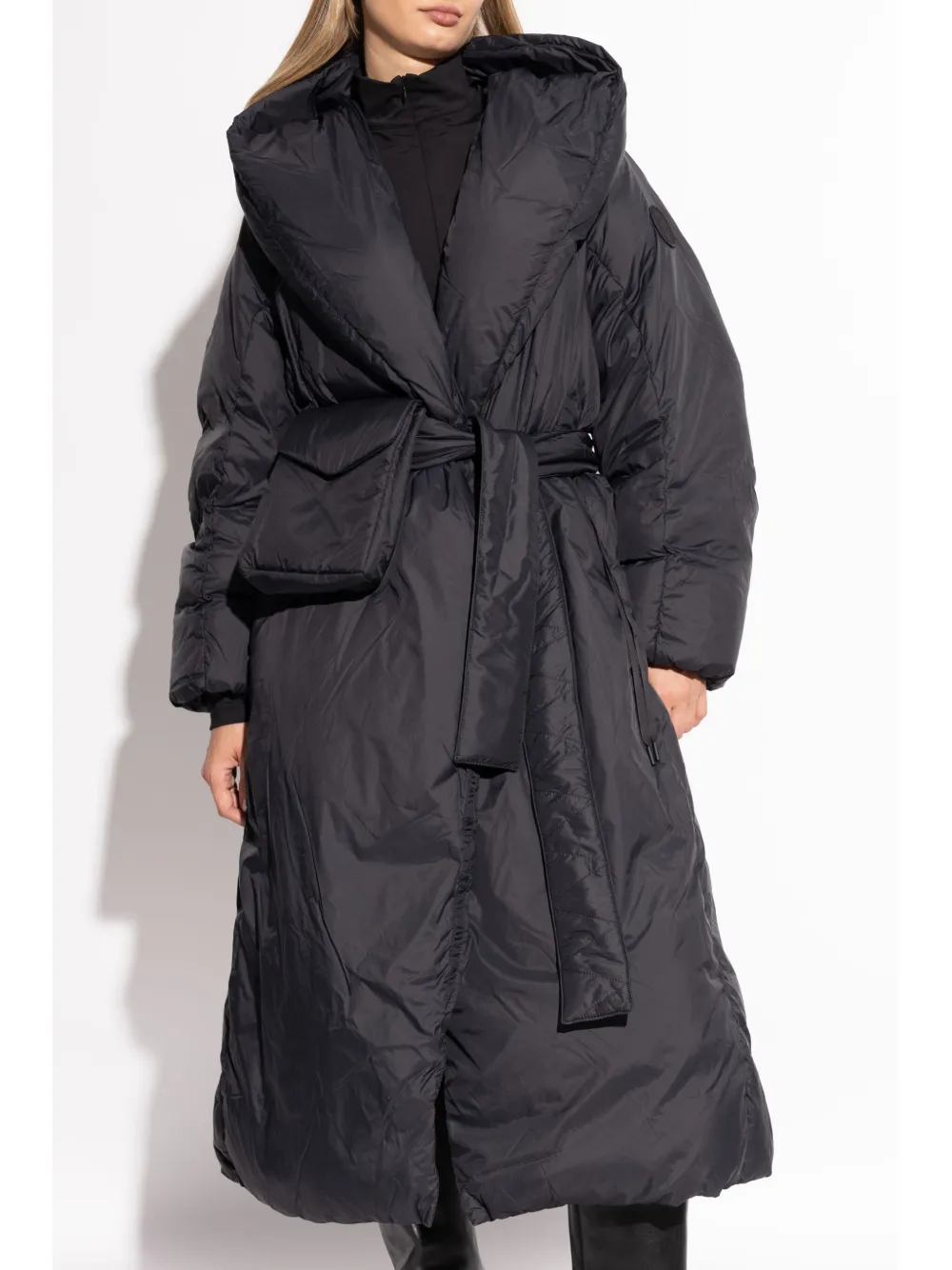 Canada Goose Elie Blanket Coat In Black