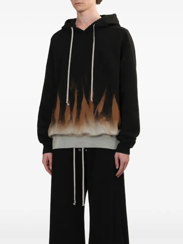 Rick Owens DRKSHDW tie-dye Hoodie | Black | FARFETCH