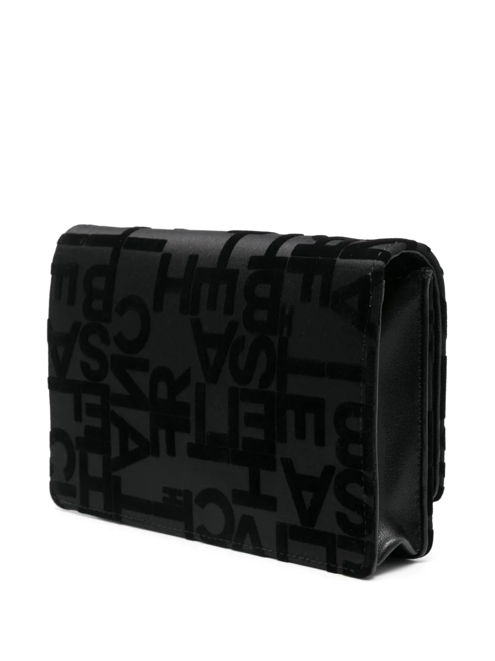 ELISABETTA FRANCHI LOGO-LETTERING CLUTCH BAG