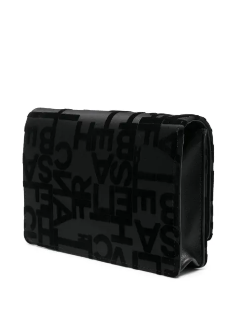 Elisabetta Franchi logo-lettering clutch bag BS22A46E2 - 2