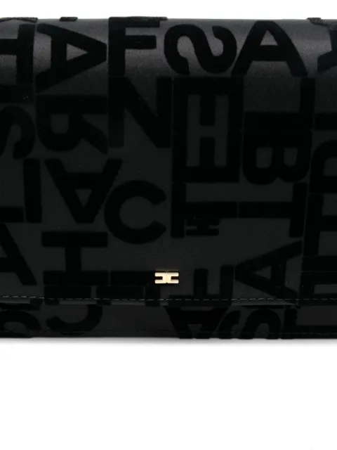 Elisabetta Franchi logo-lettering clutch bag BS22A46E2 - 3