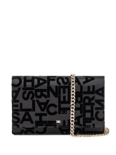 Elisabetta Franchi bolsa de mano con letras del logo
