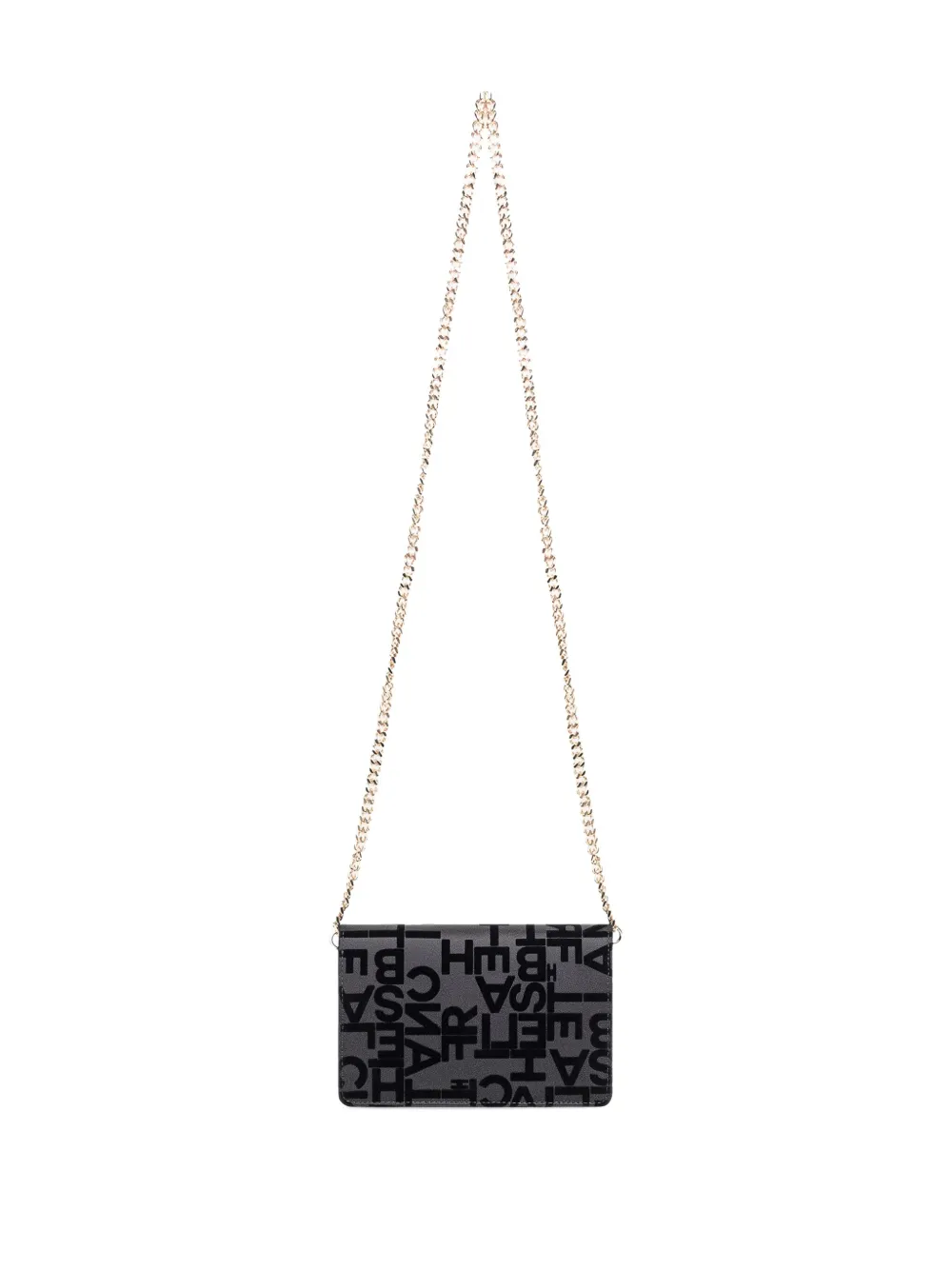 Elisabetta Franchi logo-lettering clutch bag | Image 2
