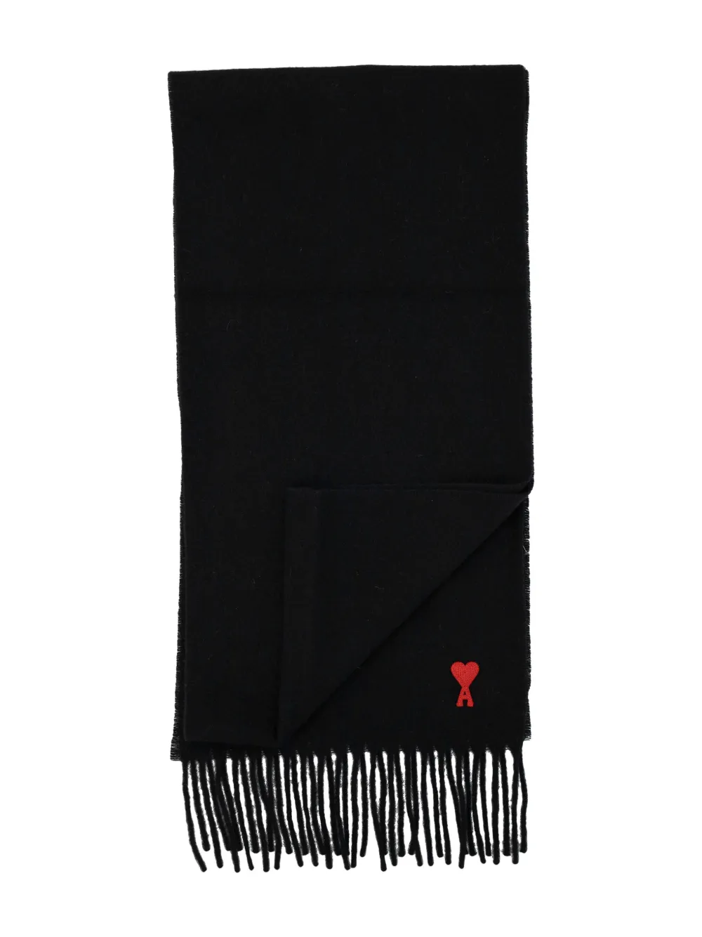 AMI Paris Ami De Coeur scarf - Zwart