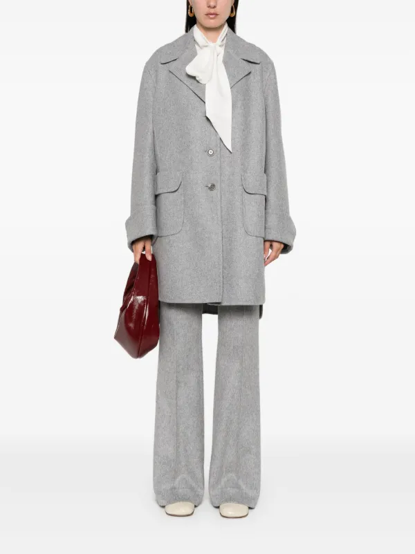 Ermanno Scervino Fresh 羊毛微喇长裤| 灰色| FARFETCH CN