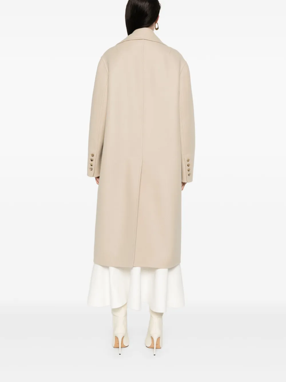 Ermanno Scervino Jas van scheerwol Beige