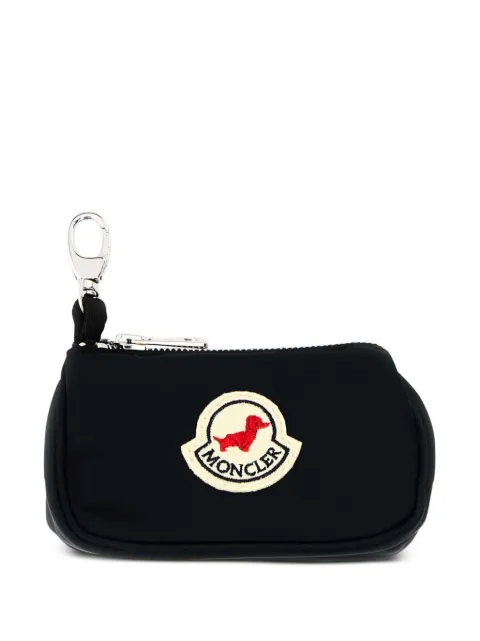 Moncler x Poldo logo-patch dog bag holder