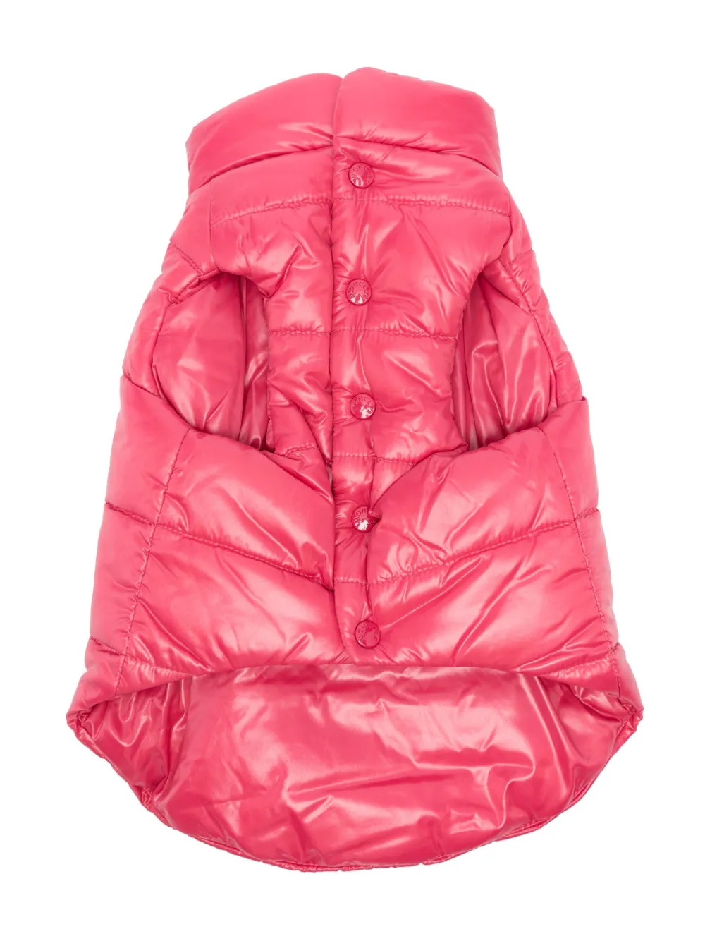 Moncler x Poldo Gewatteerd hondenharnas met logopatch - Roze