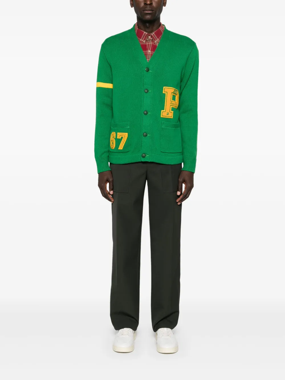 Polo Ralph Lauren Letterman vest Groen