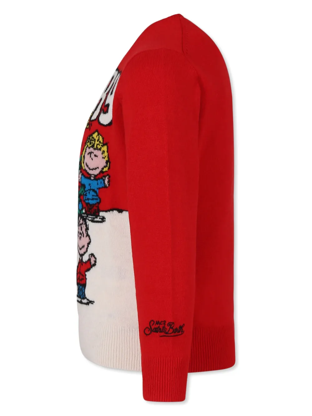 Mc2 Saint Barth Peanuts Jumper In Red