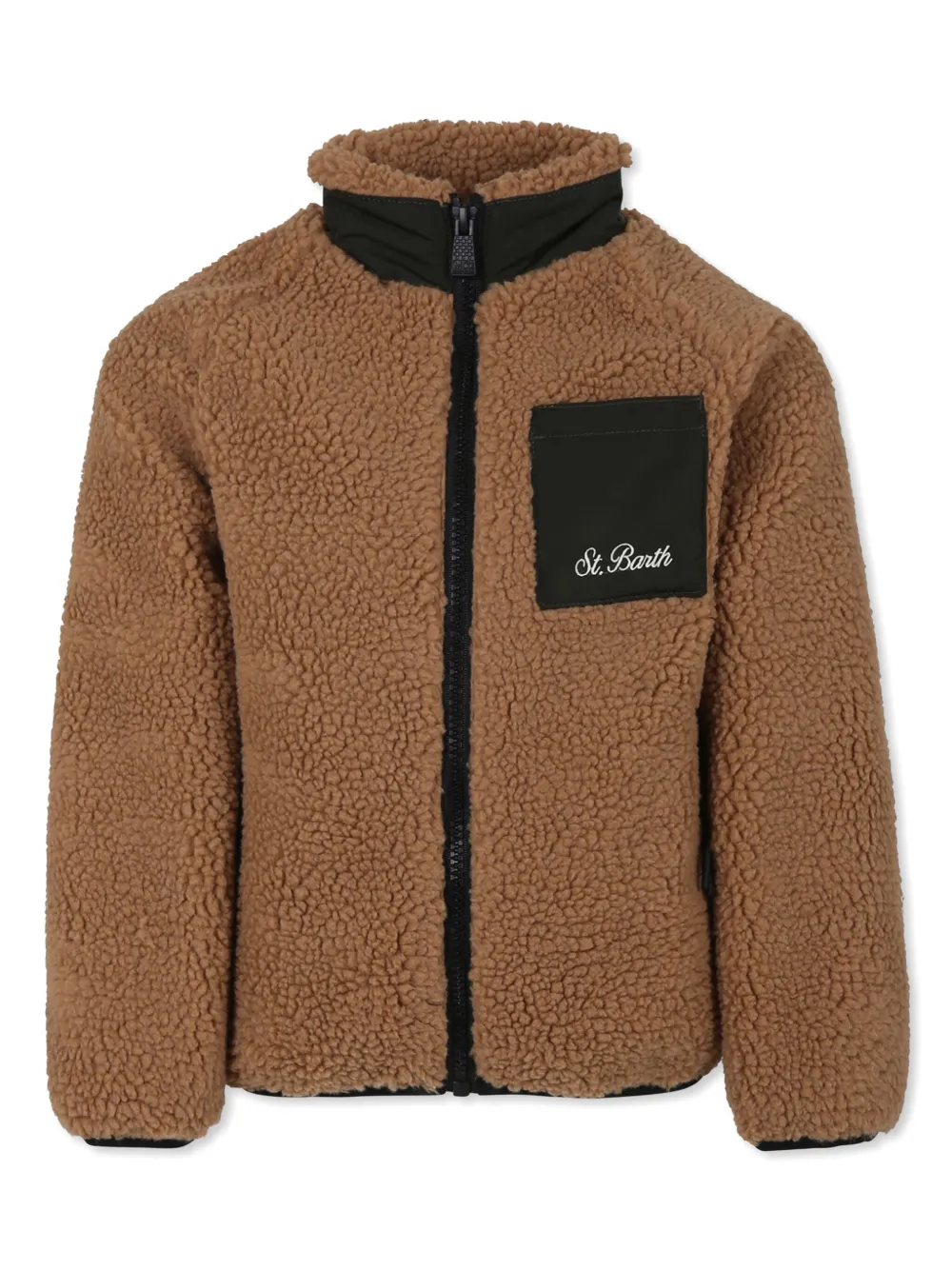 Mc2 Saint Barth Fleece Sweatshirt In Brown