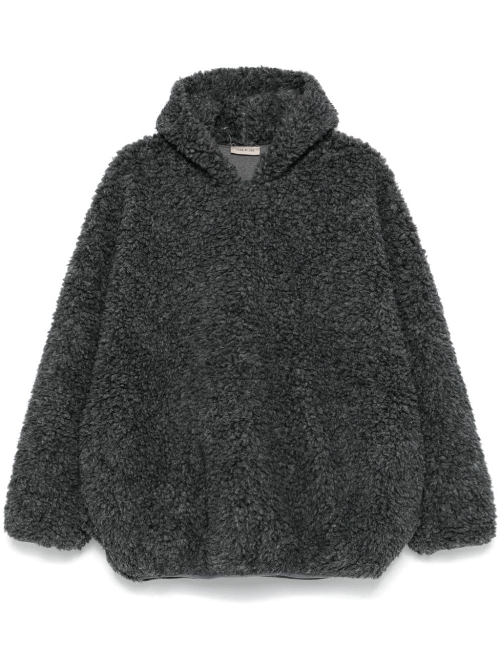 Fear Of God faux-shearling hoodie - Grey