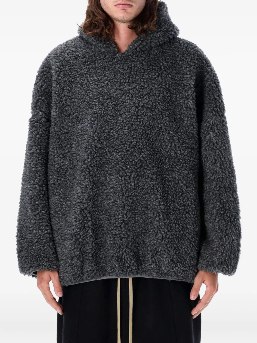 Fear Of God faux-shearling hoodie | Grey | Image 1