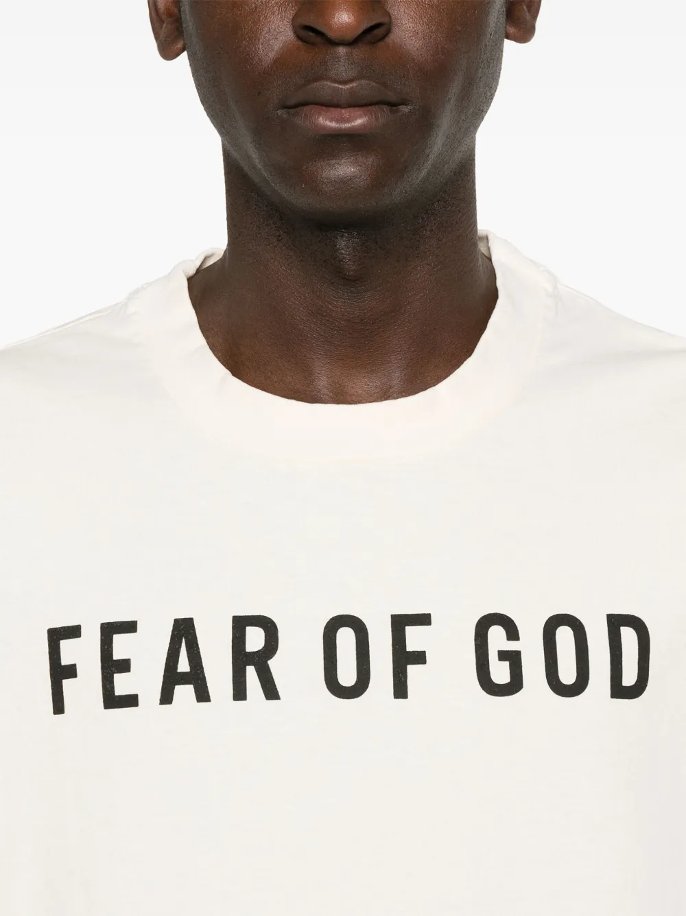 Fear Of God T-shirt met logoprint Wit