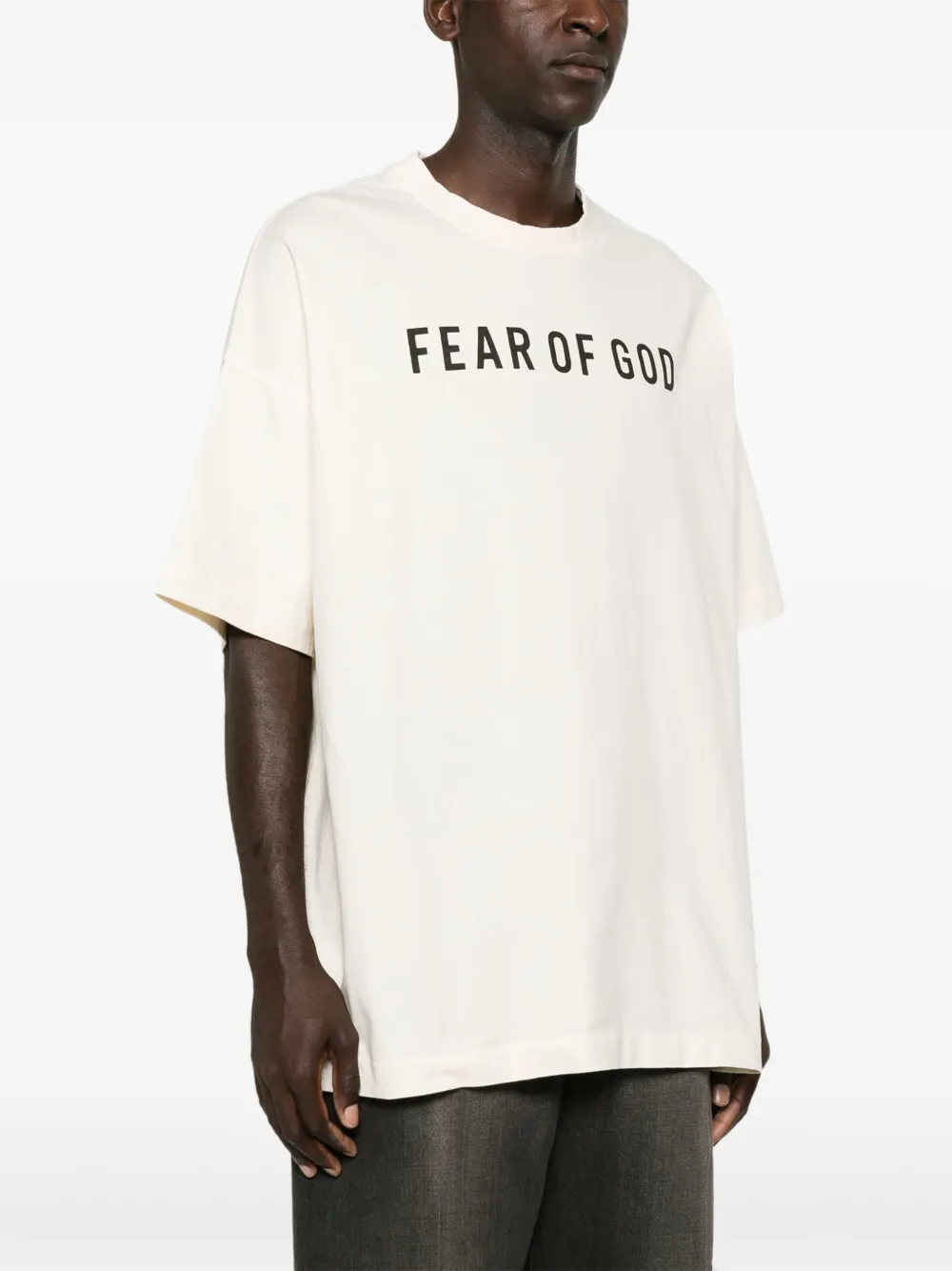 Fear Of God T-shirt met logoprint Wit