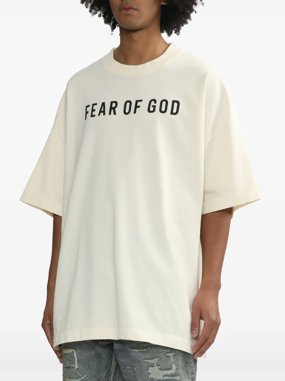 Tシャツ・カットソー FEAR OF GOD Men Tops FG24FW50 10175EBHW P FEARG 107 WHITE Fear of God Long-sleeved Thunderbird T-shirt | TheDoubleF