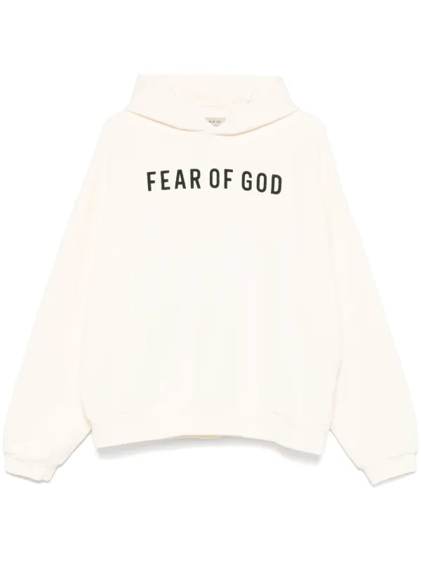 Fear Of God Hoodie a Design Superpose Tons Neutres FARFETCH DZ