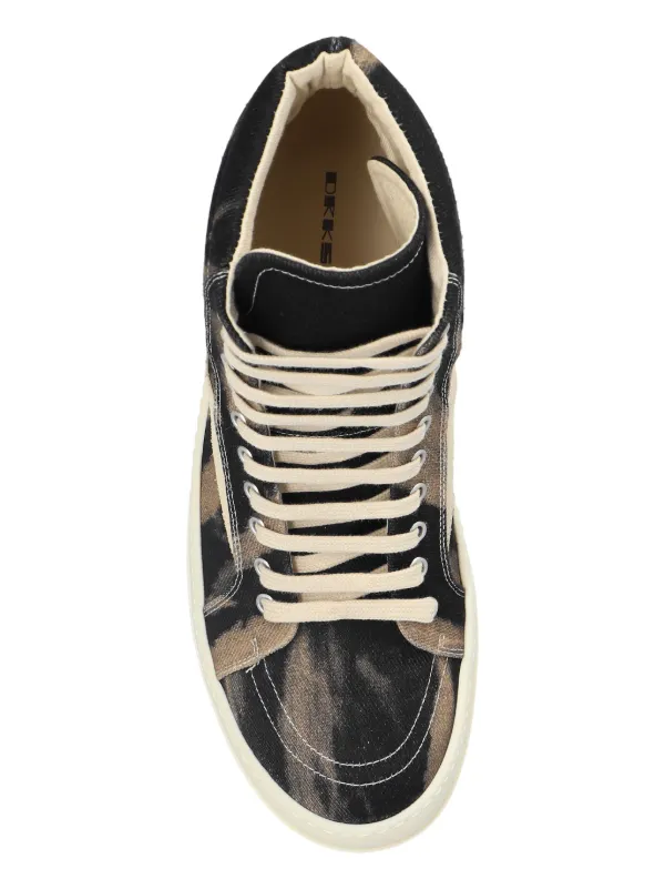 Rick Owens DRKSHDW ハイヴィンテージ スニーカー | ブラック