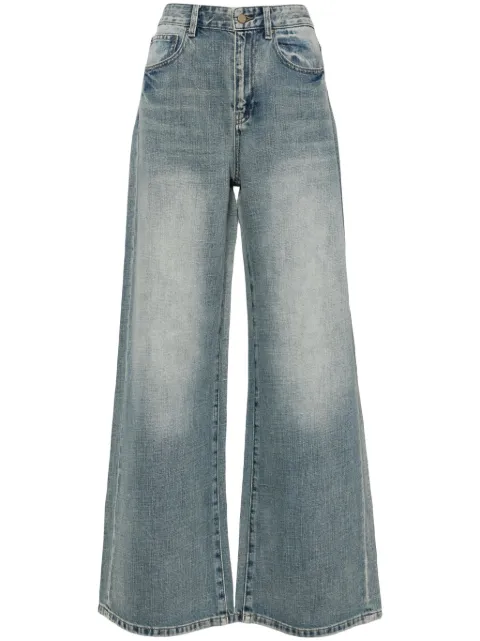 JNBY washed cotton jeans
