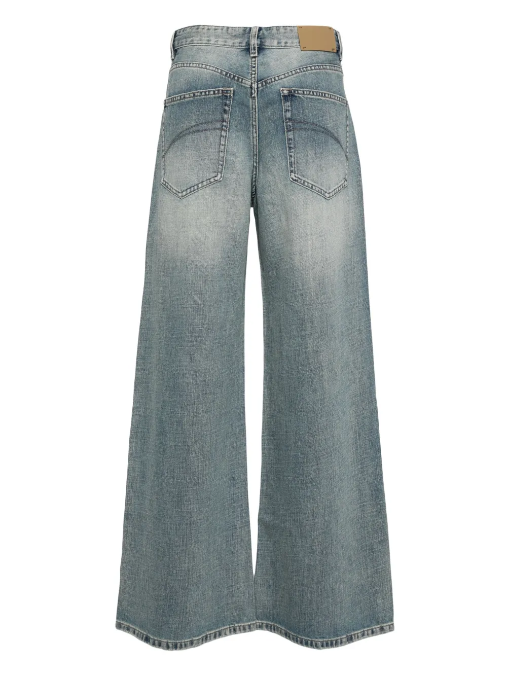 JNBY Jeans met verwassen-effect - Blauw