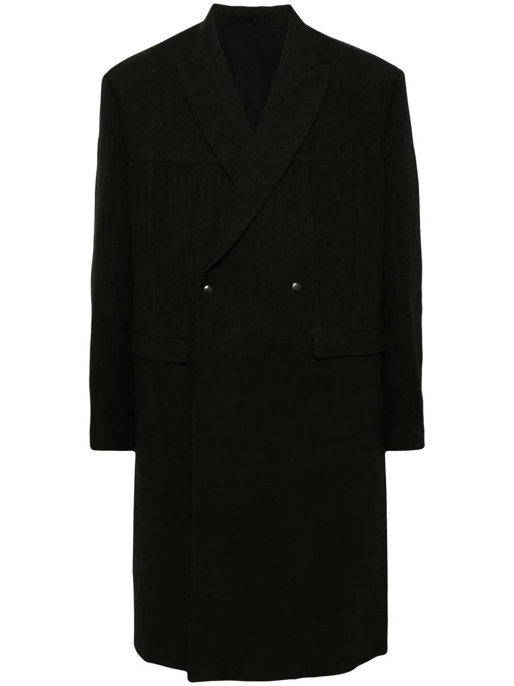 CROQUIS double breasted coat – Grey