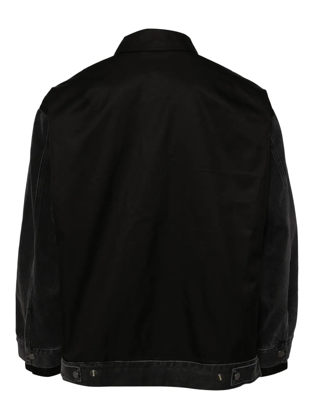 CROQUIS Splicing denim jack - Zwart