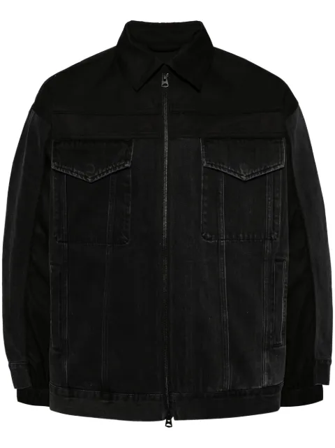 CROQUIS splicing denimjakke