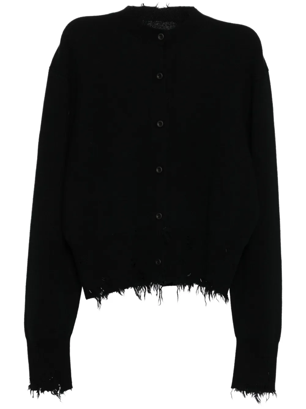 JNBY Cardigan con effetto vissuto - Nero
