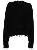 JNBY distressed button-up cardigan - Black