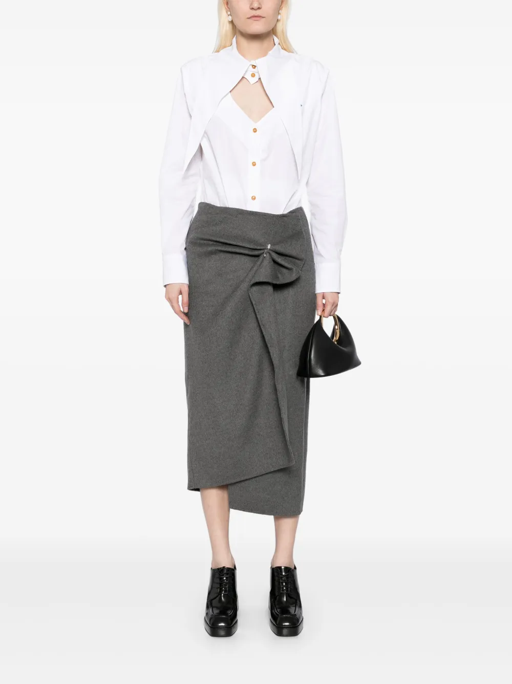 JNBY Asymmetrische rok - Grijs