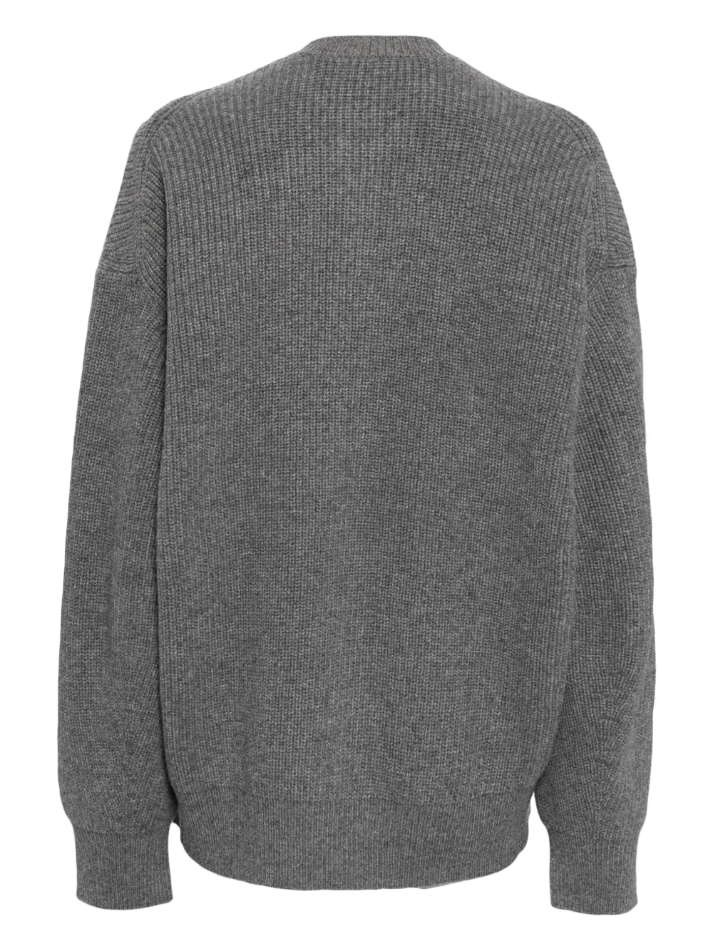 collarless cardigan