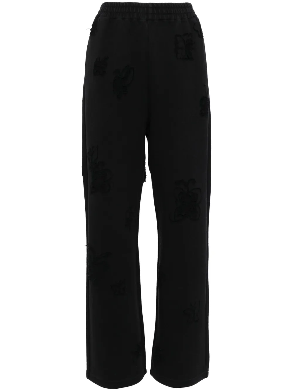 JNBY butterfly-pattern track pants Women