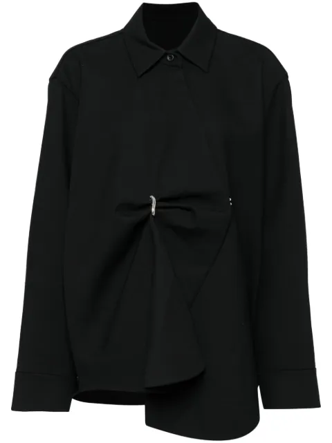 JNBY oversize buttoned shirt jacket