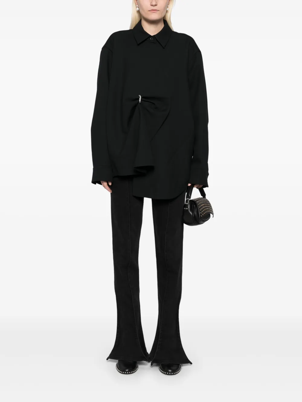 JNBY Oversized shirtjack - Zwart