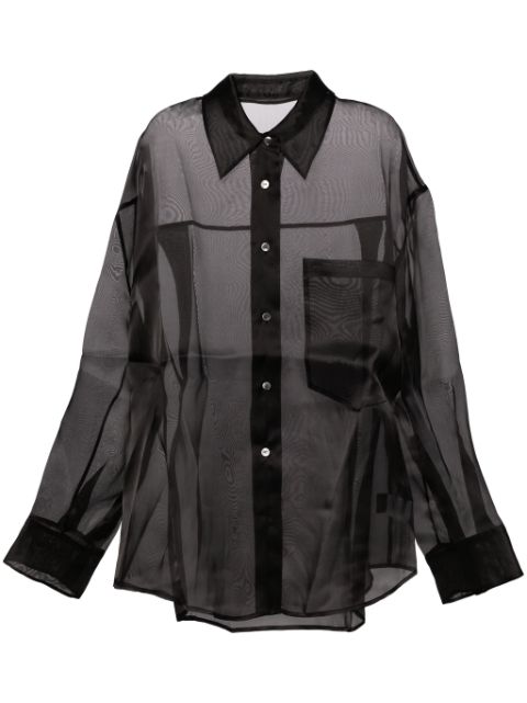 JNBY Organza oversized shirt Women