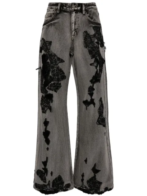 JNBY distressed wide-leg jeans