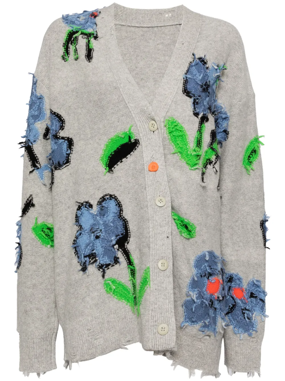 JNBY Vest met bloemenprint Grijs