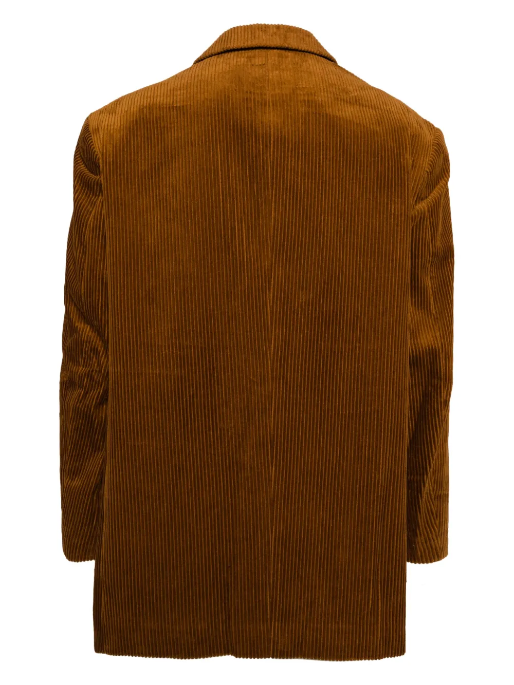 CROQUIS Ribfluwelen blazer met enkele rij knopen - Bruin